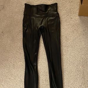 Spanx leather leggings